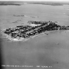 <p>Aerial view of Fort Slocum looking southeast, June 1936.</p>
